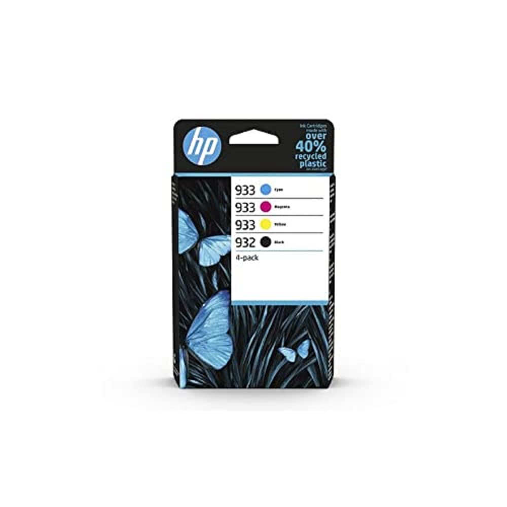 HP 932 BLACK / 933 CMY ORIGINAL INK CARTRIDGE 4-PACK