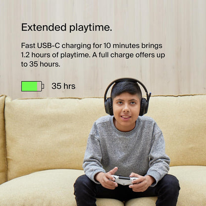 Belkin SoundForm Inspire Wireless Over-Ear Headset for Kids,On-Ear Headphones for Girls and Boys, Online Learning, & Travel with Built-In Microphone - Compatible with iPhone, iPad, Galaxy, and More