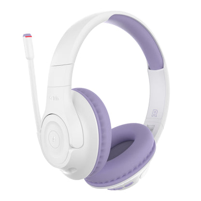 Belkin SoundForm Inspire Wireless Over-Ear Headset for Kids,On-Ear Headphones for Girls and Boys, Online Learning, & Travel with Built-In Microphone - Compatible with iPhone, iPad, Galaxy, and More