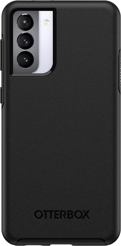 OtterBox Symmetry Case for Samsung Galaxy S21+ 5G, Shockproof, Drop proof, Protective Thin Case, 3x Tested to Military Standard, Antimicrobial Protection, Black Black Galaxy S21+ 5G
