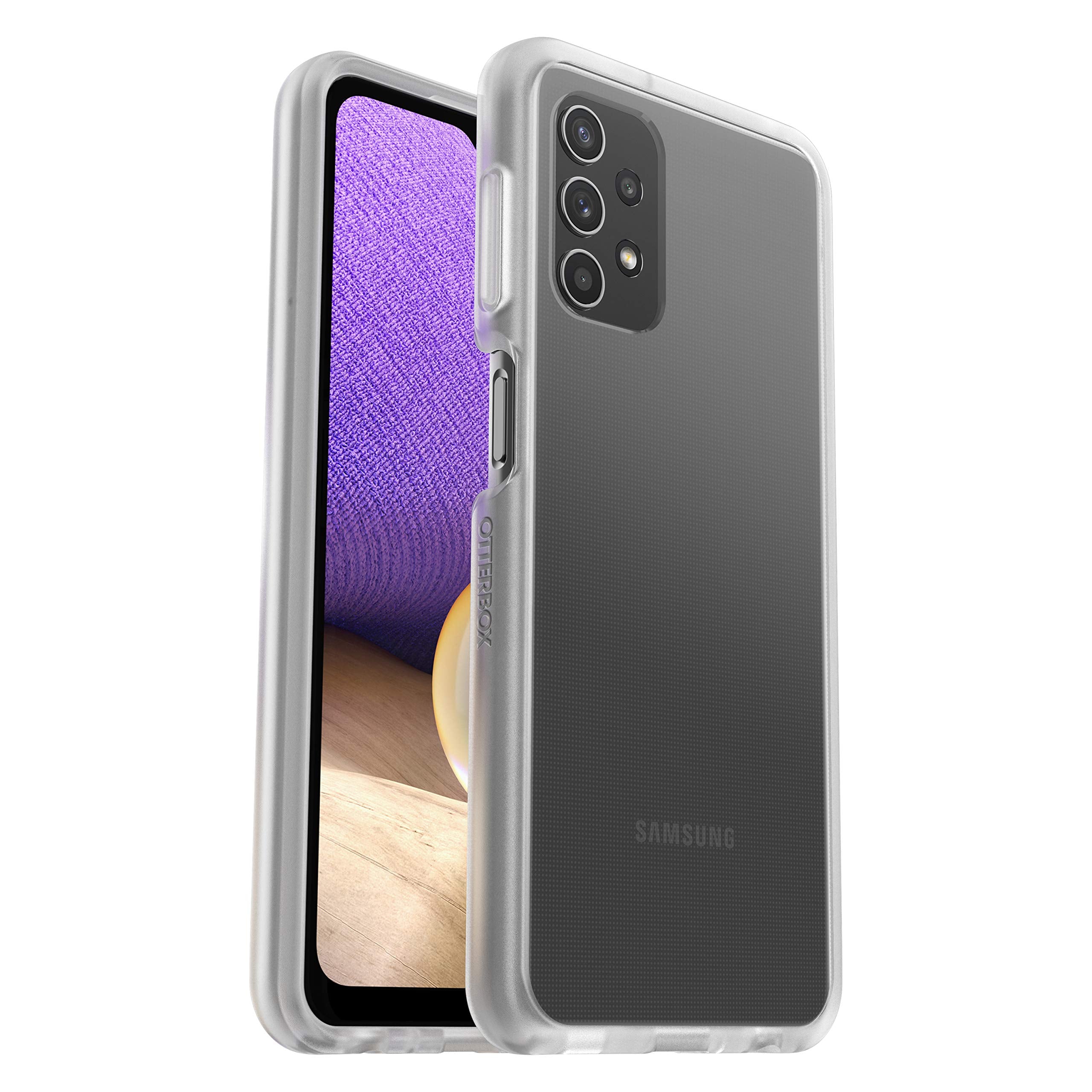 OtterBox Sleek Series Case for Samsung Galaxy A32 5G, Shockproof, Drop proof, Ultra-Slim, Protective Thin Case, Tested to Military Standard, Clear, No Retail Packaging Clear Samsung A32 5G Sleek Case