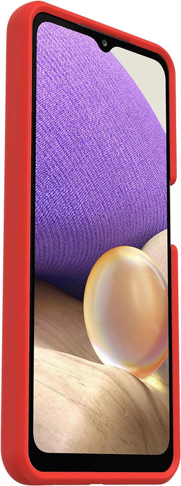 OtterBox 77-82331 for Samsung Galaxy A32 5G, Slim Drop Proof Protective Case, Power Red Clear/Red - Non-Retail Packaging Red/Clear Samsung A32 5G Sleek Case