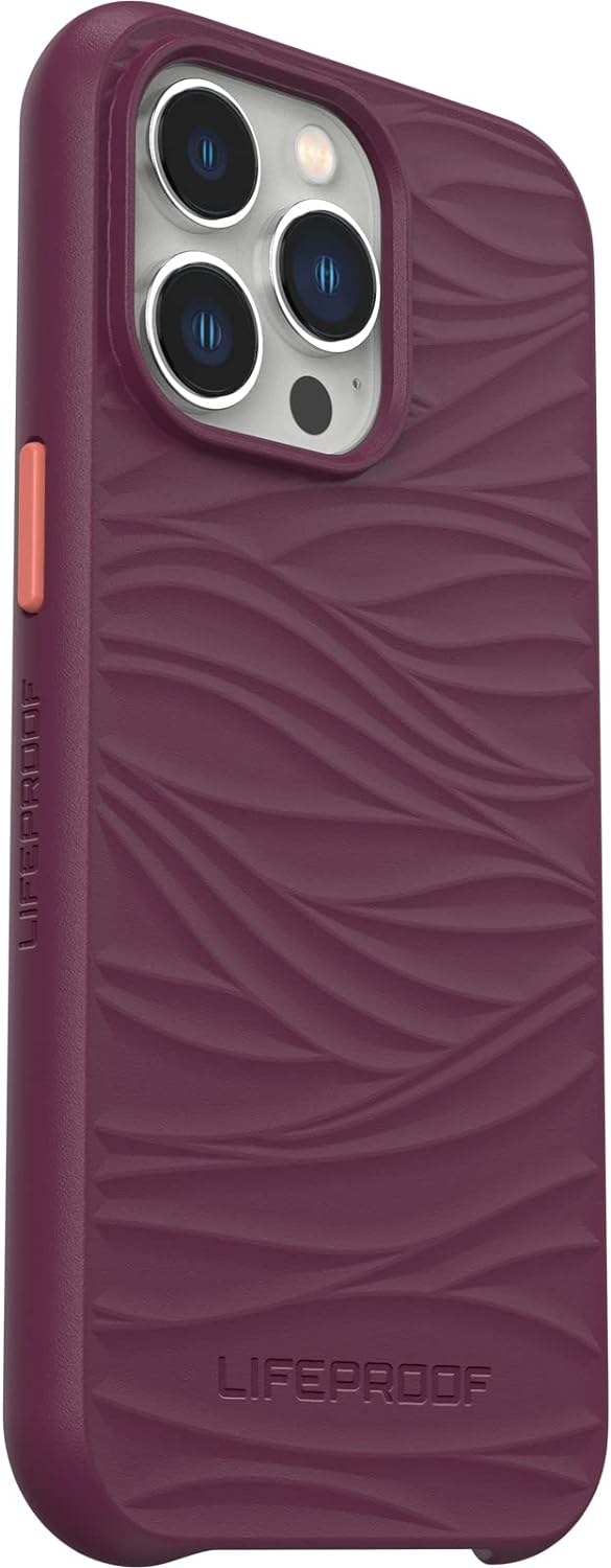 LifeProof Wake Case for iPhone 13 Pro, Shockproof, Drop proof to 2 Meters, Protective Thin Case, Sustainably made from Recycled Ocean Plastic, Purple Purple iPhone 13 Pro