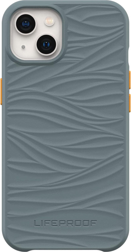 LifeProof Wake Case for iPhone 13, Shockproof, Drop proof to 2 Meters, Protective Thin Case, Sustainably made from Recycled Ocean Plastic, Grey Grey iPhone 13