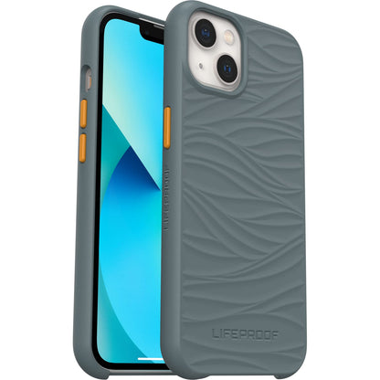 LifeProof Wake Case for iPhone 13, Shockproof, Drop proof to 2 Meters, Protective Thin Case, Sustainably made from Recycled Ocean Plastic, Grey Grey iPhone 13