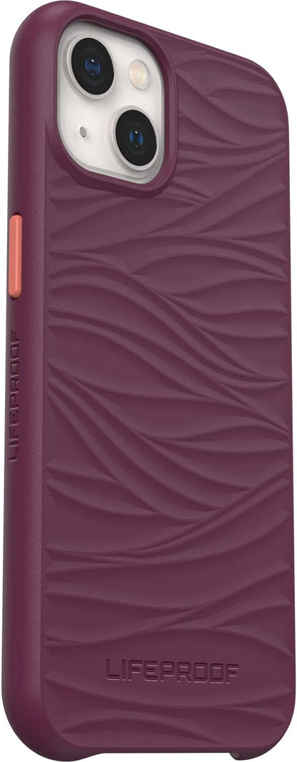 LifeProof Wake Case for iPhone 13, Shockproof, Drop proof to 2 Meters, Protective Thin Case, Sustainably made from Recycled Ocean Plastic, Purple Purple iPhone 13