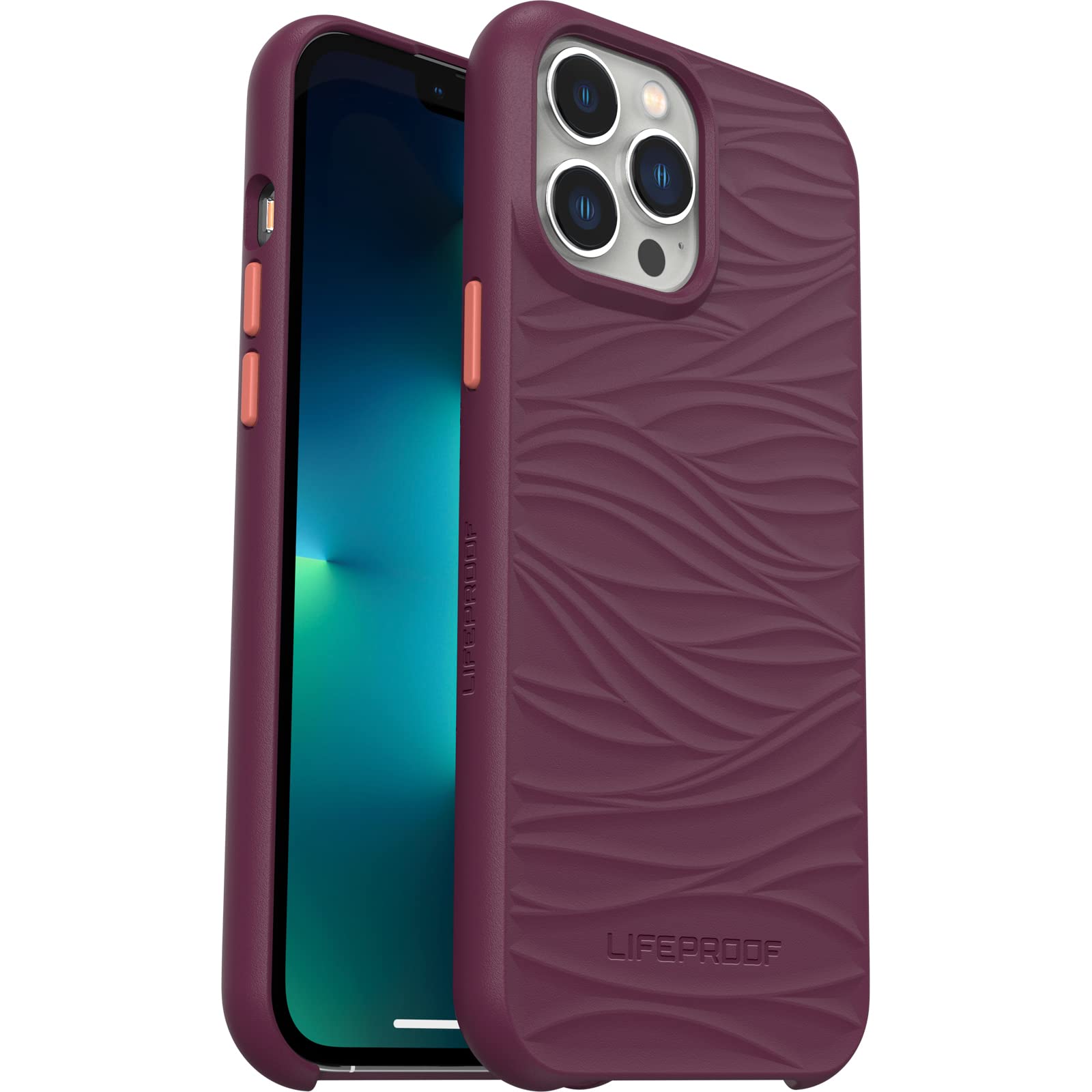LifeProof Wake Case for iPhone 13 Pro Max / iPhone 12 Pro Max, Shockproof, Drop proof to 2 Meters, Protective Thin Case, Sustainably made from Recycled Ocean Plastic, Purple Purple iPhone 13 Pro Max / iPhone 12 Pro Max