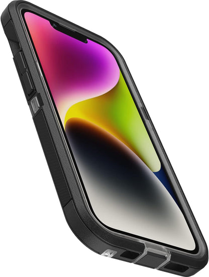 OtterBox Defender XT Case for iPhone 14/iPhone 13 with MagSafe, Shockproof, Drop proof, Ultra-Rugged, Protective Case, 5x Tested to Military Standard, Clear/Black - Non-Retail Packaging iPhone 14 / iPhone 13 Clear/Black