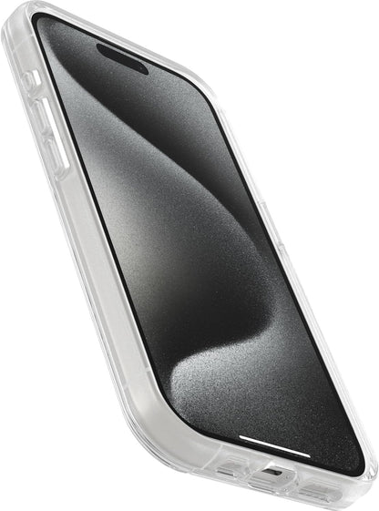 OtterBox Symmetry Clear for MagSafe Case for iPhone 15 Pro, Shockproof, Drop proof, Protective Thin Case, 3x Tested to Military Standard, Clear iPhone 15 Pro Clear