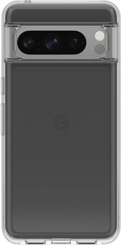 OtterBox Symmetry Clear Case for Google Pixel 8 Pro, Shockproof, Drop proof, Protective Thin Case, 3x Tested to Military Standard, Clear, Non-Retail Packaging Pixel 8 Pro Clear