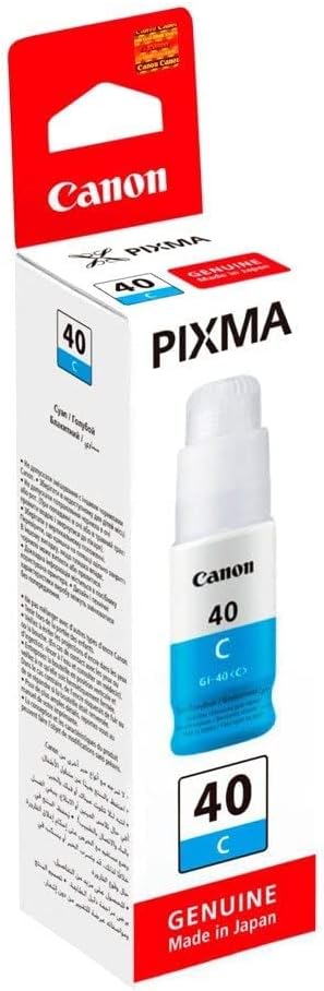Canon GI 40 C - Cyan - original - ink refill - for PIXMA G5040, G6040, G7040, GM2040, GM4040