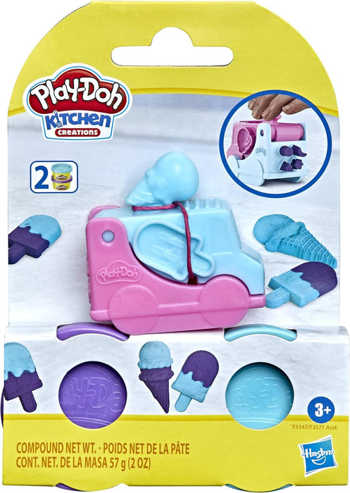 Hasbro Play-Doh Mini Food Truck Playset, Purple/Blue