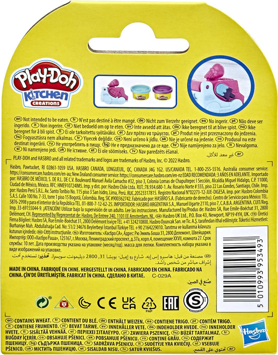 Hasbro Play-Doh Mini Food Truck Playset, Purple/Blue