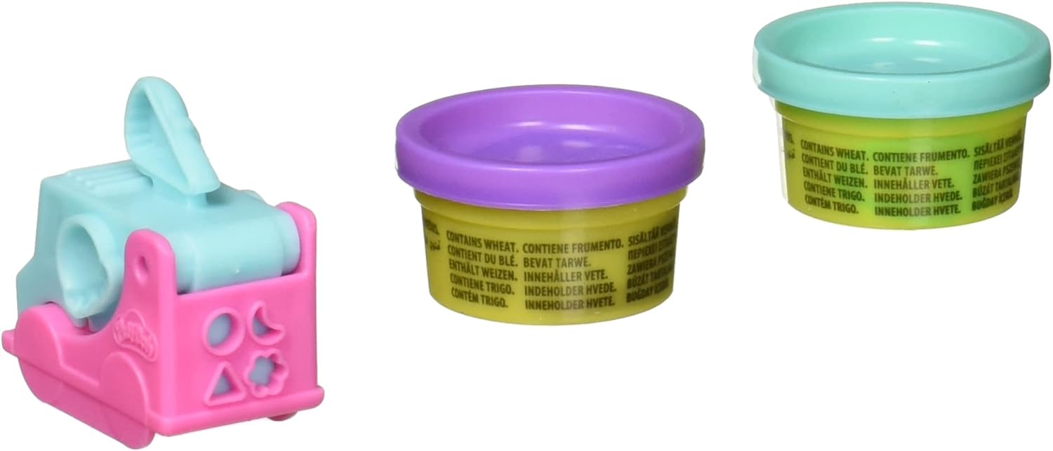 Hasbro Play-Doh Mini Food Truck Playset, Purple/Blue