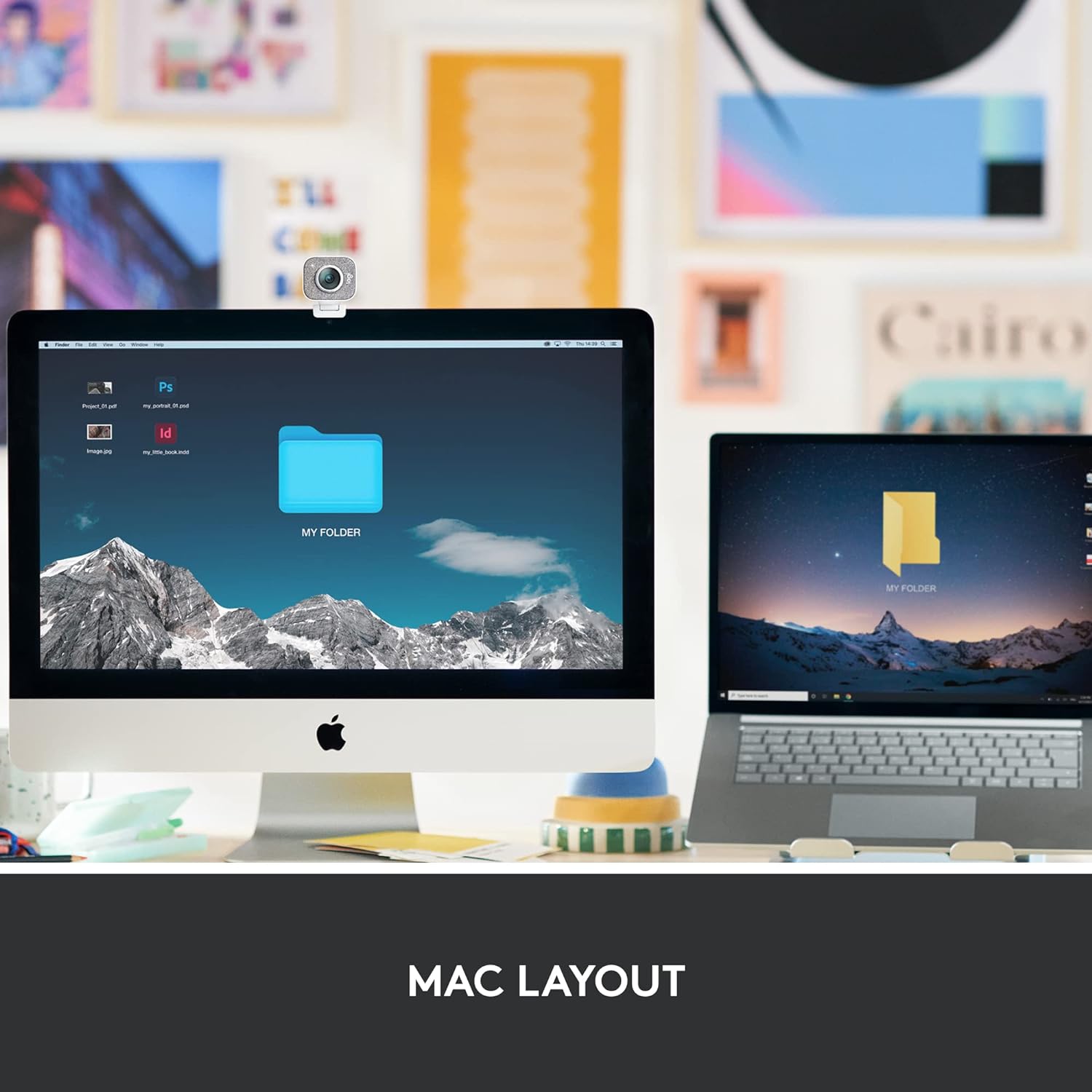 Logitech MX Keys Mini for Mac Minimalist Wireless Keyboard, Compact, Bluetooth, Backlit Keys, USB-C, Tactile Typing, Compatible with MacBook Pro,Macbook Air,iMac,iPad, ‎Silver, 1 Count