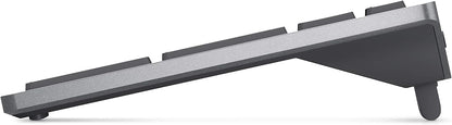 DELL KM7120W clavier Souris incluse RF sans fil + Bluetooth QWERTY US International Gris, Titane