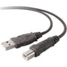 Belkin USB 2.0 Pro Series Printer Cable (6-Feet), Black