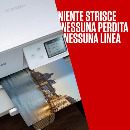 Canon Multipack Cartuccia & Carta - 2 Cartucce per Stampante Originali ad Alta Capacità PG-540L/CL-541XL (1 x Nero, 1 x Colori) & 4x6 Carta Fotografica (50 x Fogli