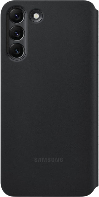 Samsung Official S22+ Smart Clear View Cover Black Black Smart Clear View Cover