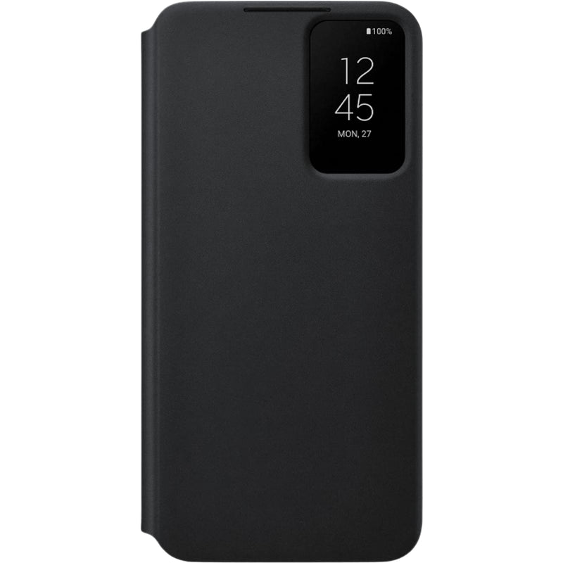 Samsung Official S22+ Smart Clear View Cover Black Black Smart Clear View Cover