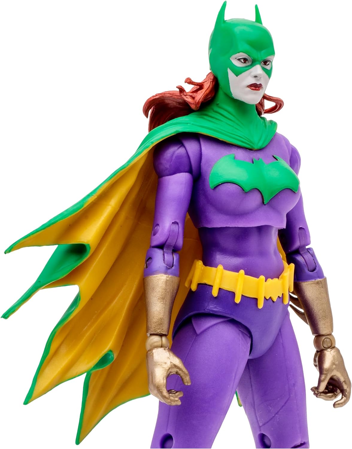 McFarlane Toys DC Multiverse Batgirl (Jokerized) Gold Label Action Figure - 7 Inches Detailed Collectible with 22 Articulation Points and Exclusive Jokerized Accessories