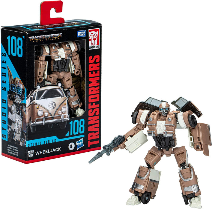 Transformers Studio Series Deluxe Rise of the Beasts 108 Wheeljack Action Figure