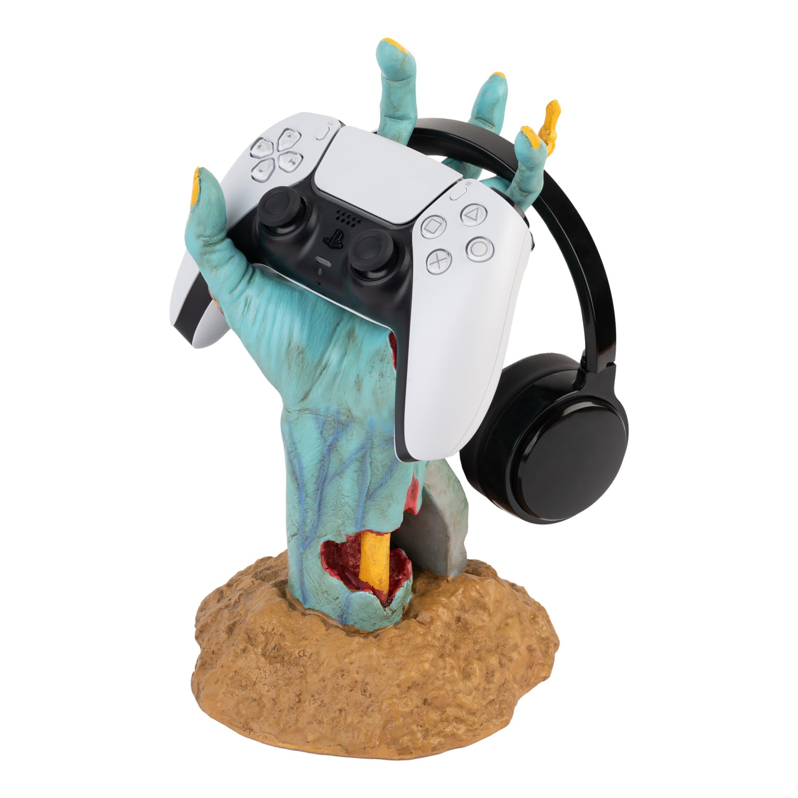 Grupo Erik Kopfhörer und Controller Halter Gameration One More Life - Gaming Headset Halterung Tisch für PS5 Controller oder Xbox Controller Ständer Series X|S-Controller - Gaming Zubehör Topas