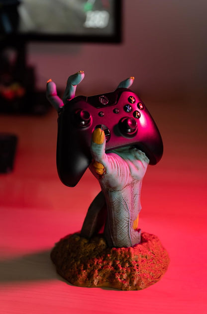 Grupo Erik Kopfhörer und Controller Halter Gameration One More Life - Gaming Headset Halterung Tisch für PS5 Controller oder Xbox Controller Ständer Series X|S-Controller - Gaming Zubehör Topas