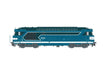 Jouef HJ2446 SNCF, BB 567556 Diesellokomotive, Flache Seitenseiten, Blaue Lackierung mit Casquette-Logo, ep. V Loco - Diesel