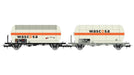 Sbb, 2-Unit Set Of 2-Axle Gas Tank Wagons “Wascosa”, Ep. V