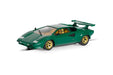 Scalextric Cars - C4500 Lamborghini Countach - Green - Toy Slot Car for use Race Tracks or Set - Small Kids Gift Ideas for Boy/Girl Ages 5 Accessories