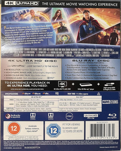 DOCTOR STRANGE 4K ULTRA HD COLLECTORS MONDO EDITION #41 STEELBOOK / INCLUDES BLU RAY