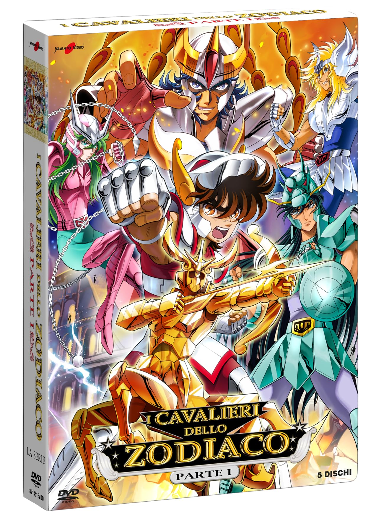 I Cavalieri Dello Zodiaco Pt. 1 - (5 Dvd) N.E.