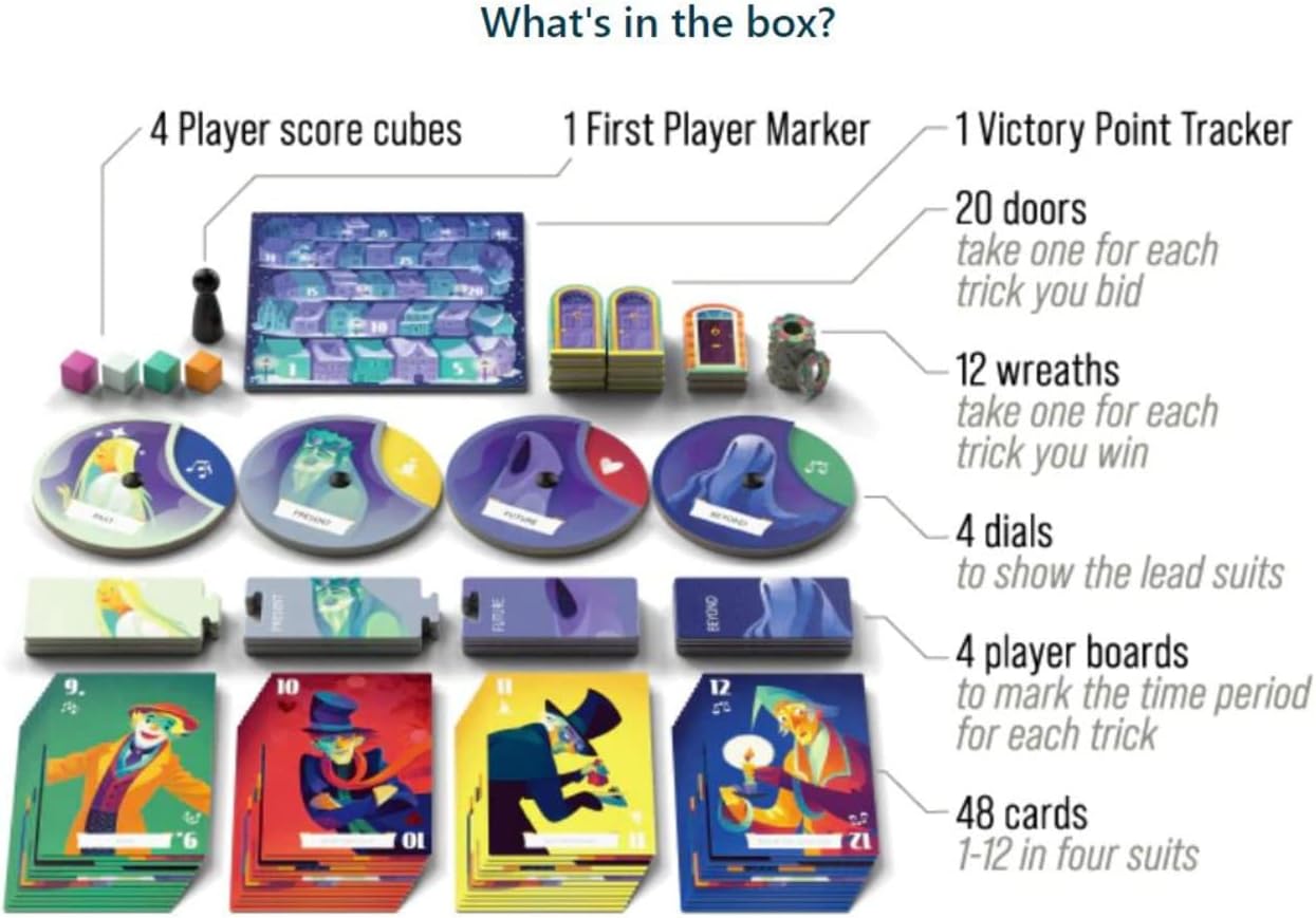 Ghosts of Christmas - Board Game - 3-4 Players - 40 Minutes Play Time