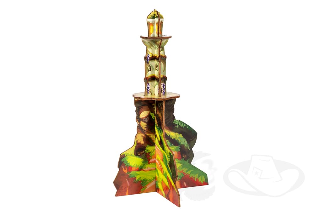 Starling Games | Everdell: Farshore - Wooden Lighthouse | Board Game Accessory
