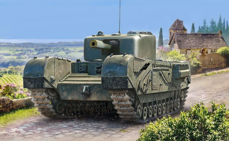 Zvezda - 1/100 BRITISH CHURCHILL TANK V (3/24) *