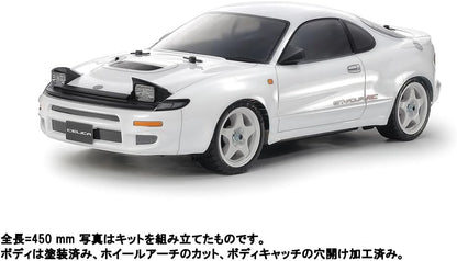 TAMIYA 58730 1:10 Toyo Celica GT-Four TT-02 ST185-Remote Control Car, Vehicle, Building, Assembly, Hobby, Crafts, Model, RC Kit