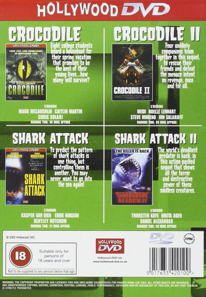 Creature Features 2 (Crocodile / Crocodile II / Shark Attack / Shark Attack II