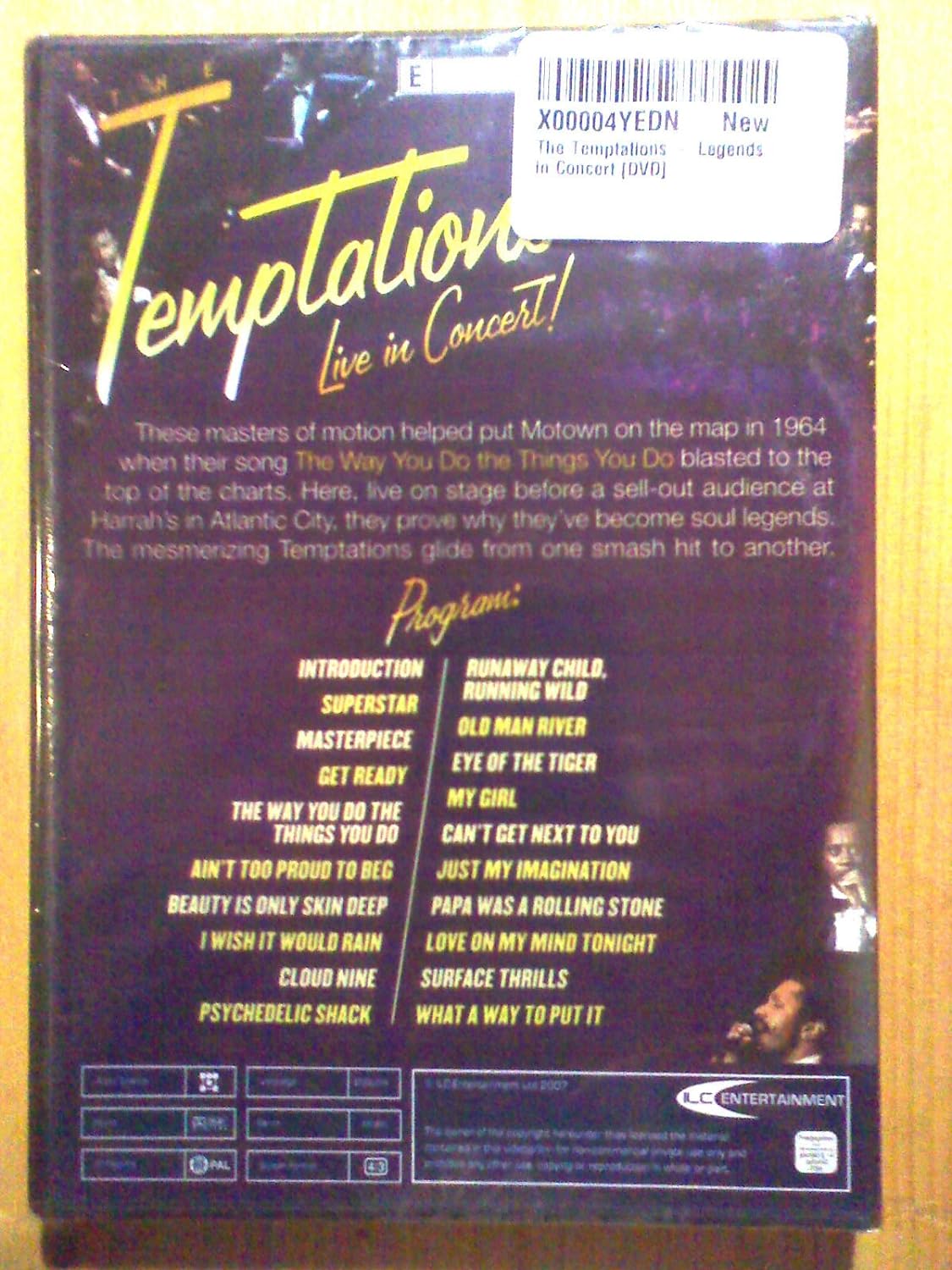 The Temptations - Live in Concert