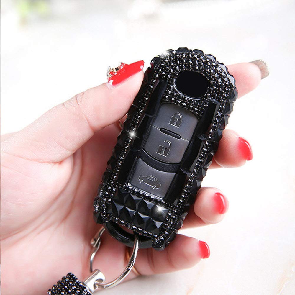 Diamond Crystal Car Remote Key Cover Case For Mazda 2 3 6 Axela Atenza C