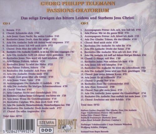 Passions Oratorium/schafer