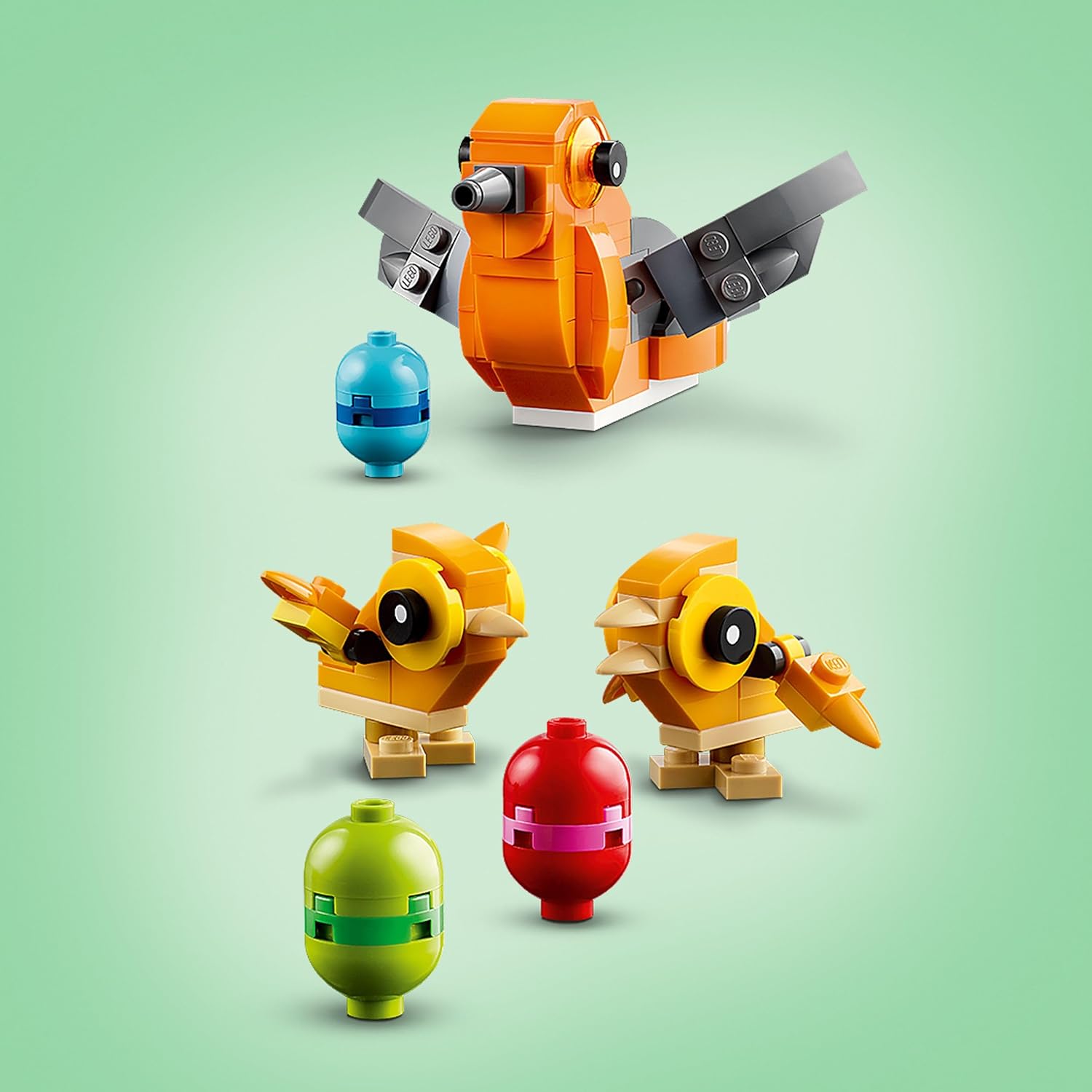 LEGO Creator Bird's Nest Set, Building Toys for 9 Plus Year Old Girls, Boys & Kids With a Passion for Animals, Includes 3 toy Birds, Kids' Bedroom Decoration, Easter Treat, Birthday Gift Idea 40639