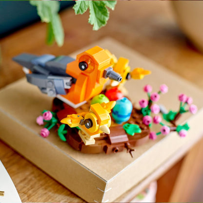 LEGO Creator Bird's Nest Set, Building Toys for 9 Plus Year Old Girls, Boys & Kids With a Passion for Animals, Includes 3 toy Birds, Kids' Bedroom Decoration, Easter Treat, Birthday Gift Idea 40639
