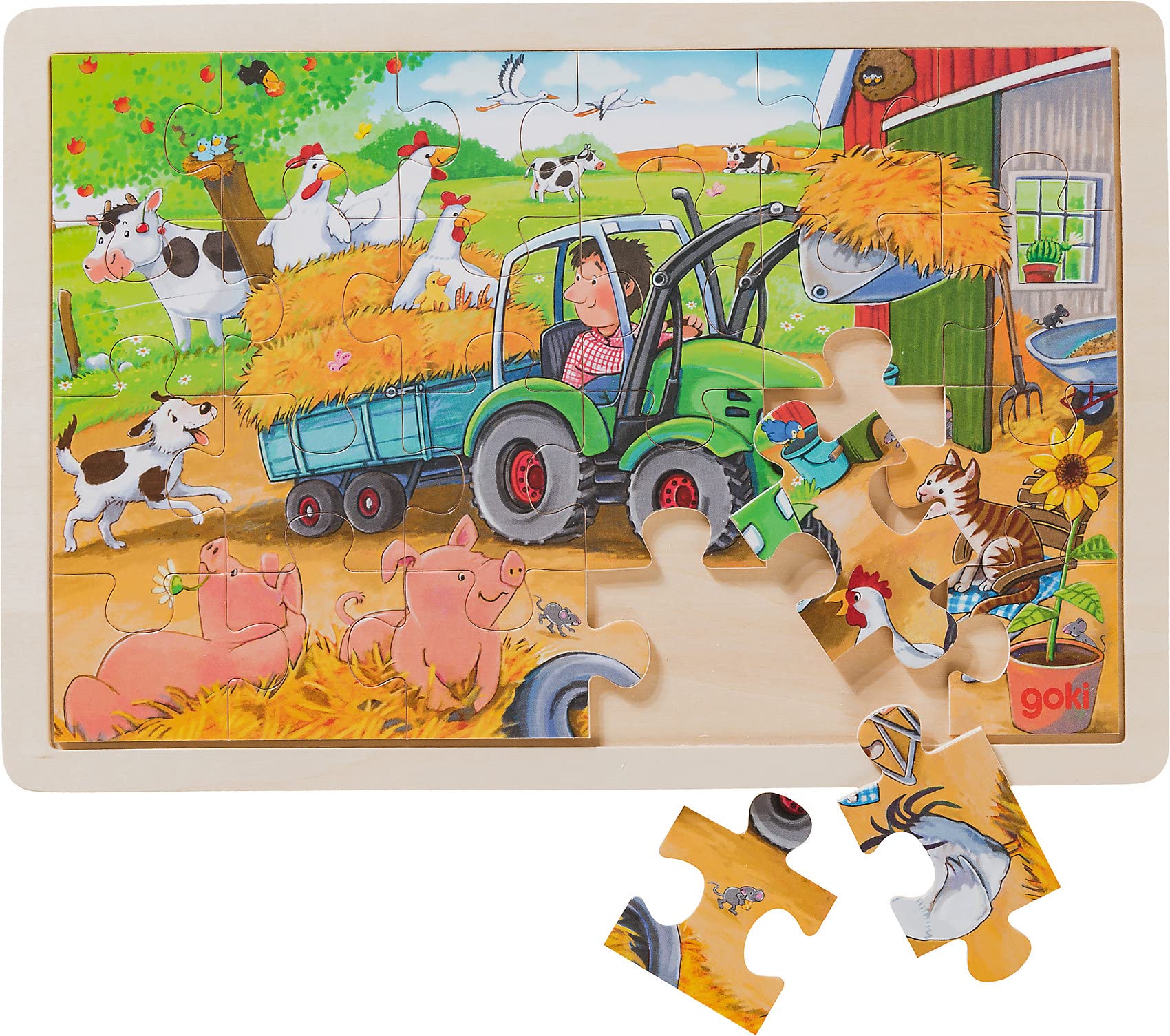 Goki Einlegepuzzle