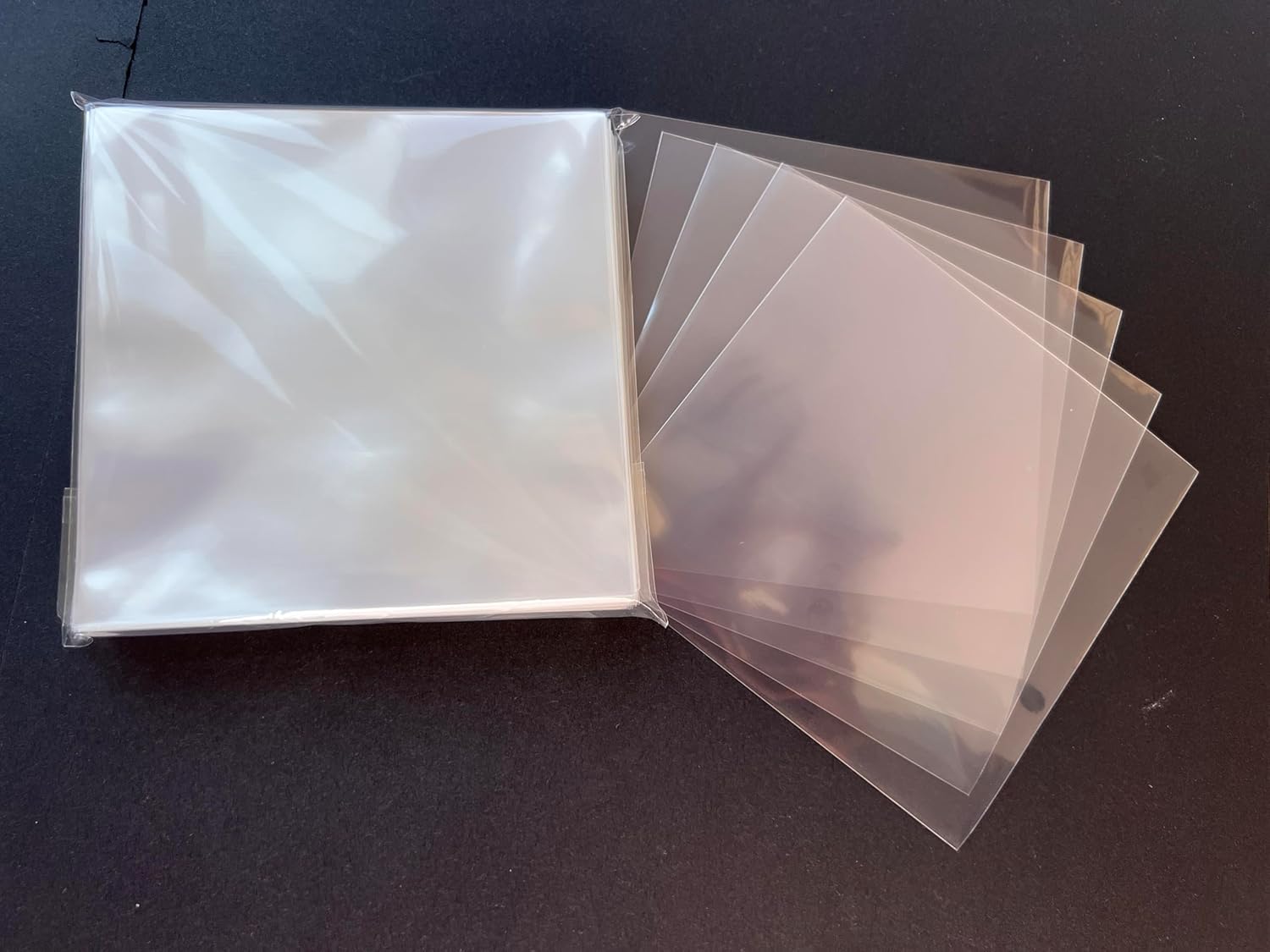 "Unsettled Compatible" Sleeves (110 X 110 MM) -110 Pack, 60 Microns