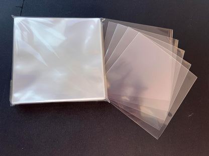 "Unsettled Compatible" Sleeves (110 X 110 MM) -110 Pack, 60 Microns