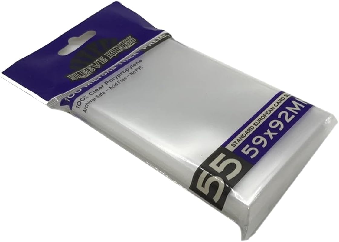 59x92mm - Standard European Card Sleeves (55