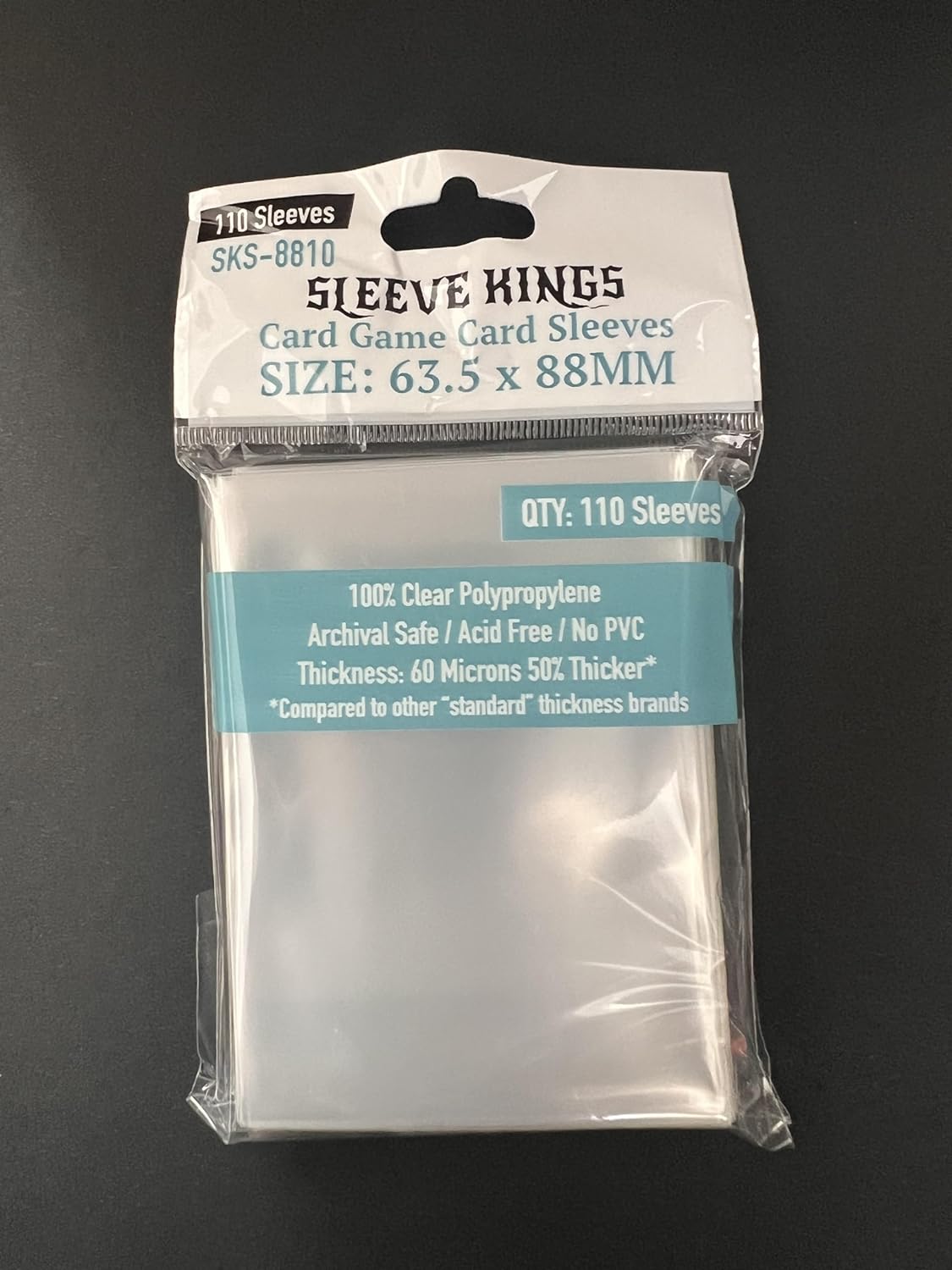 110 X Standard Card Sleeves 63.5mm X 88mm