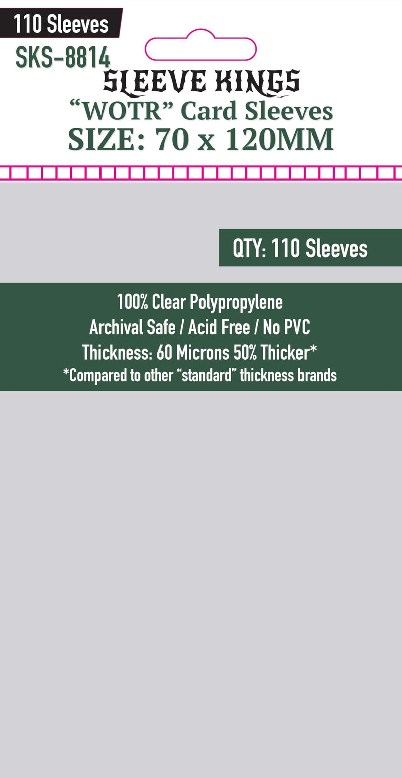 Sleeve Kings - Wotr Card Sleeves 70mm X 120mm - Pack of 110