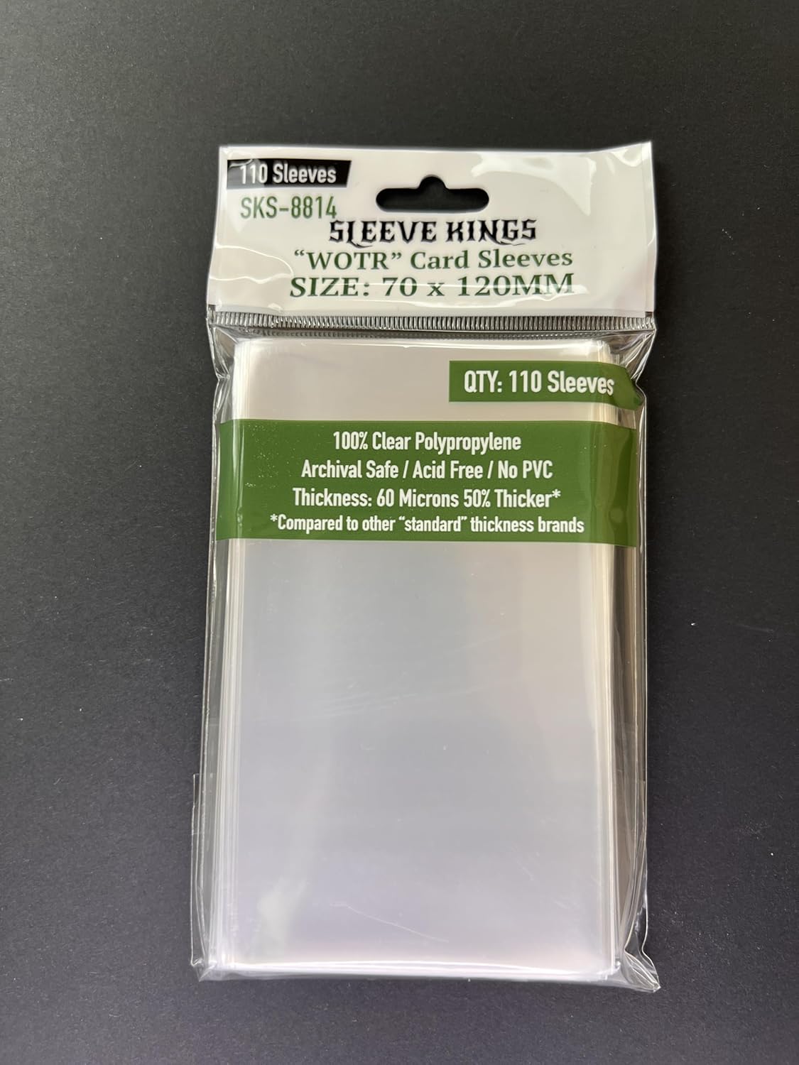 Sleeve Kings - Wotr Card Sleeves 70mm X 120mm - Pack of 110